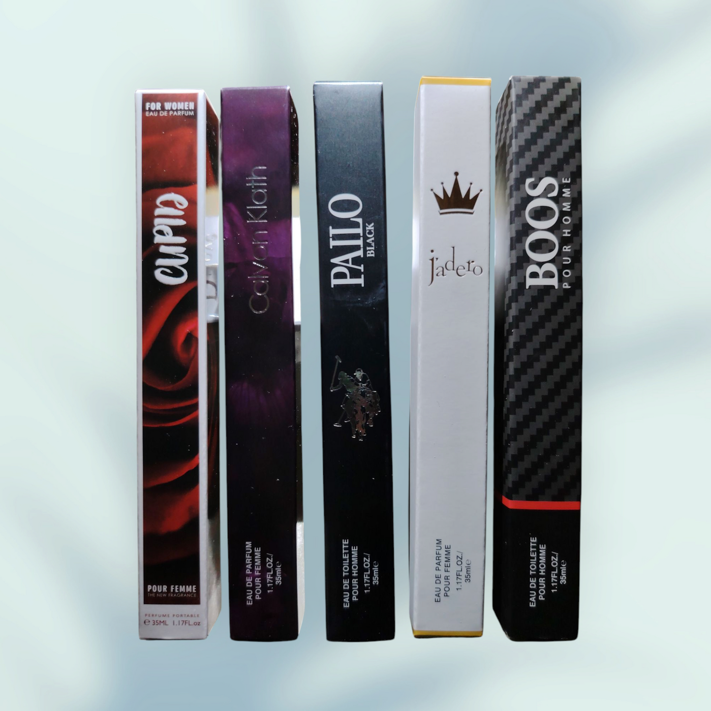 Perfumes fragancias varias women y formen 35ml , Pack por dos