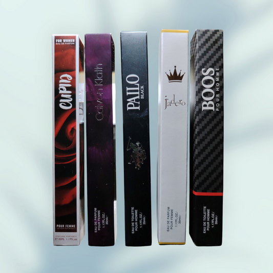 Perfumes fragancias varias women y formen 35ml , Pack por dos